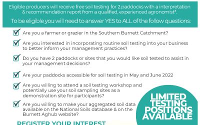 Expression of Interest – Free Soil Testing – South Burnett Producers
