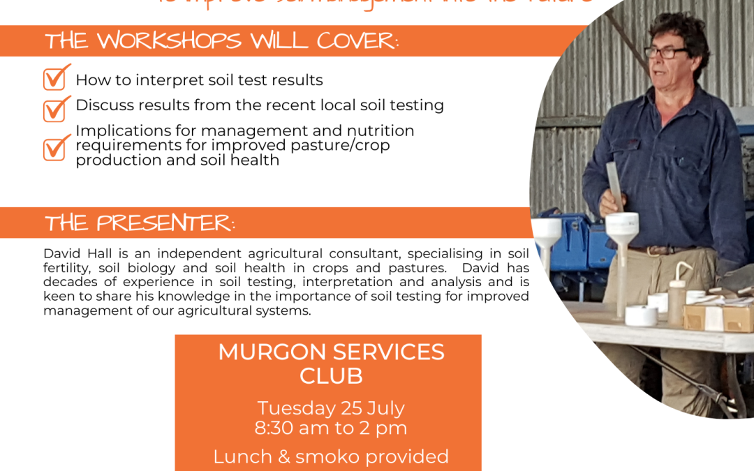Understanding Soils Workshop – with David Hall – Murgon